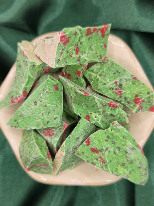 Raw Ruby Zoisite - Medium