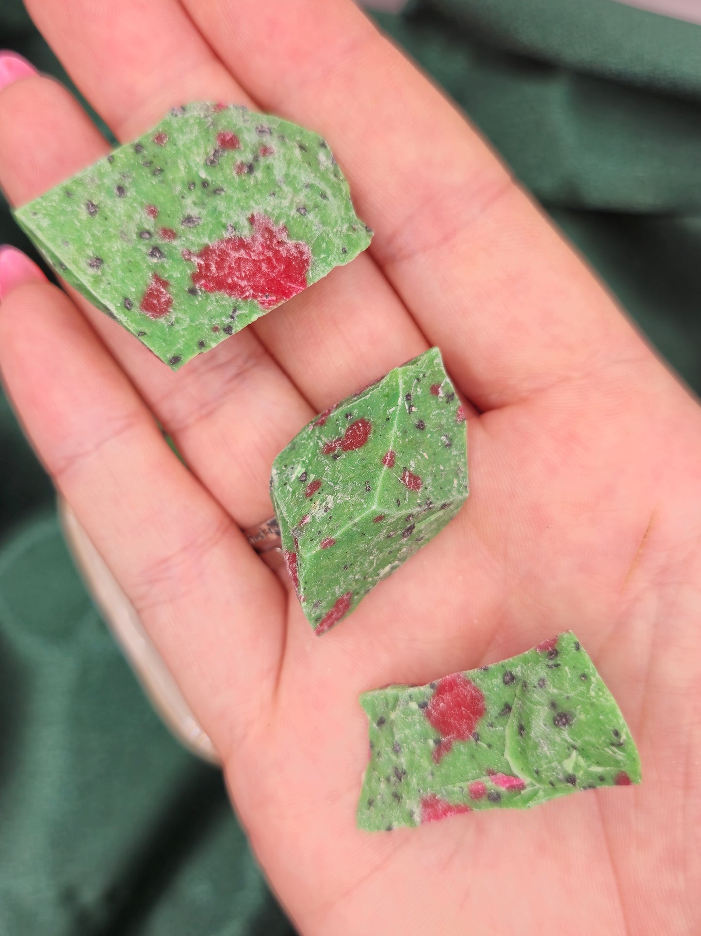 Raw Ruby Zoisite - Small