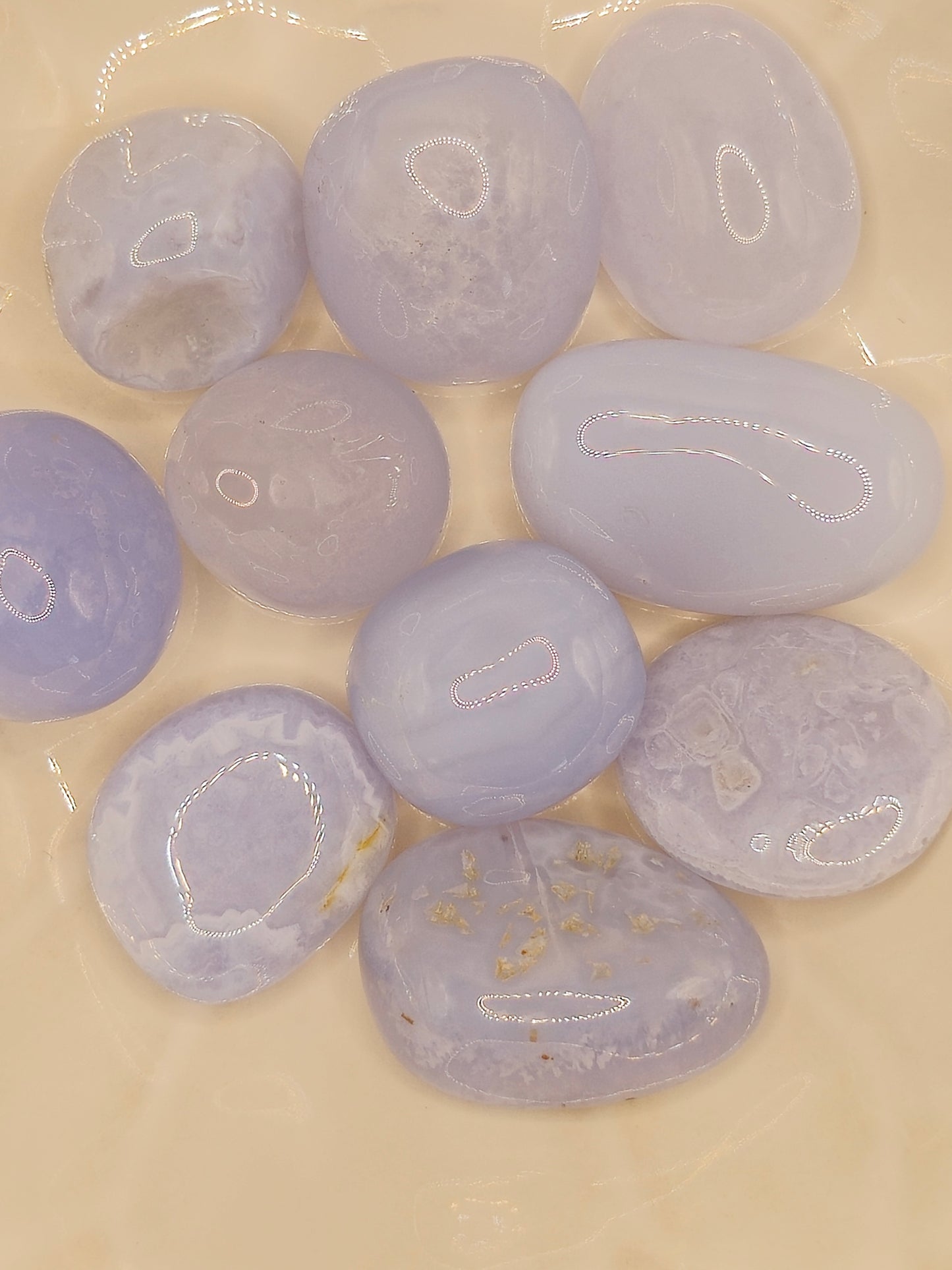 Blue Lace Agate Tumbles - Small