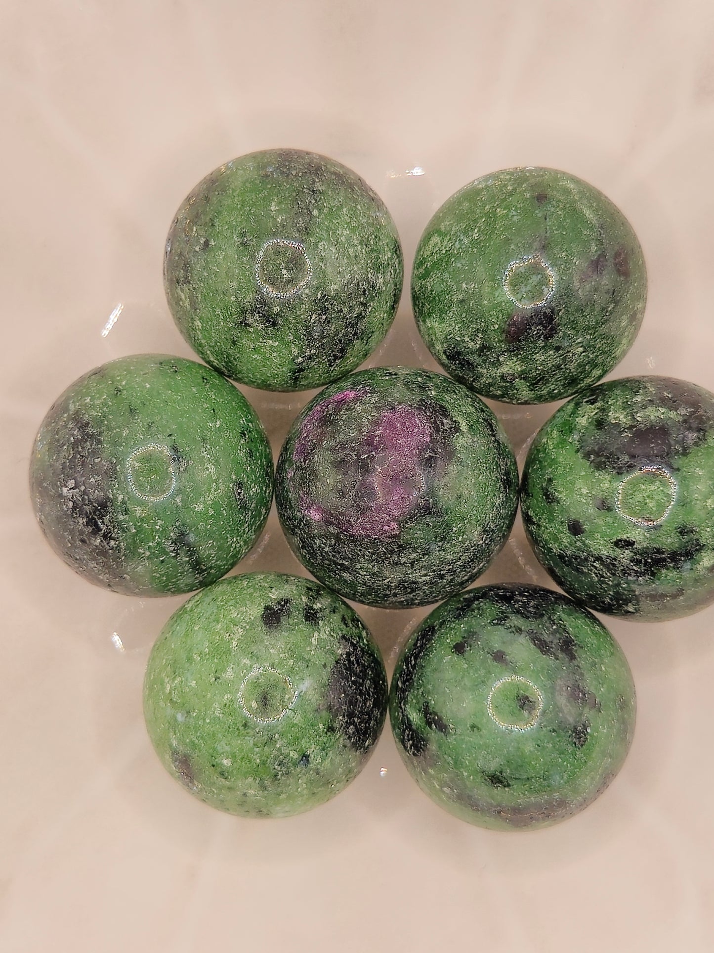 Ruby Zoisite Sphere - Mini