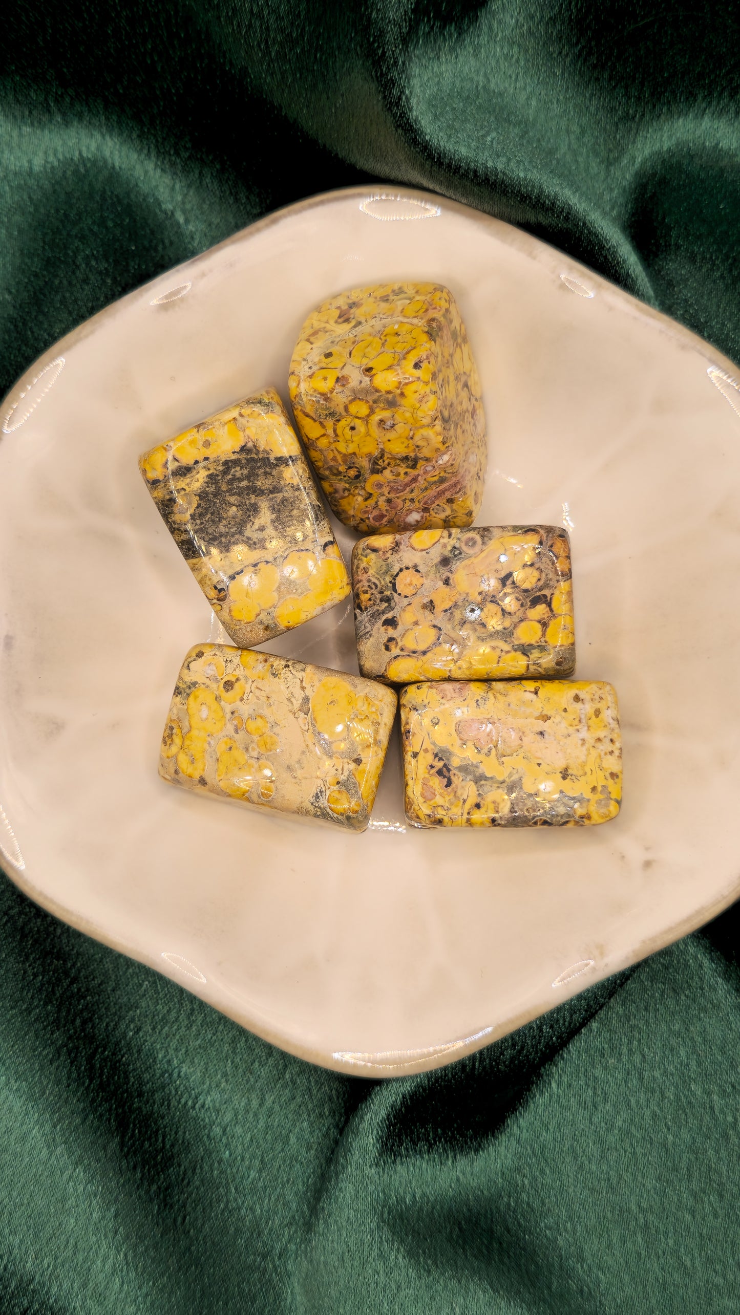 Leopard Skin Jasper Cubes - Small