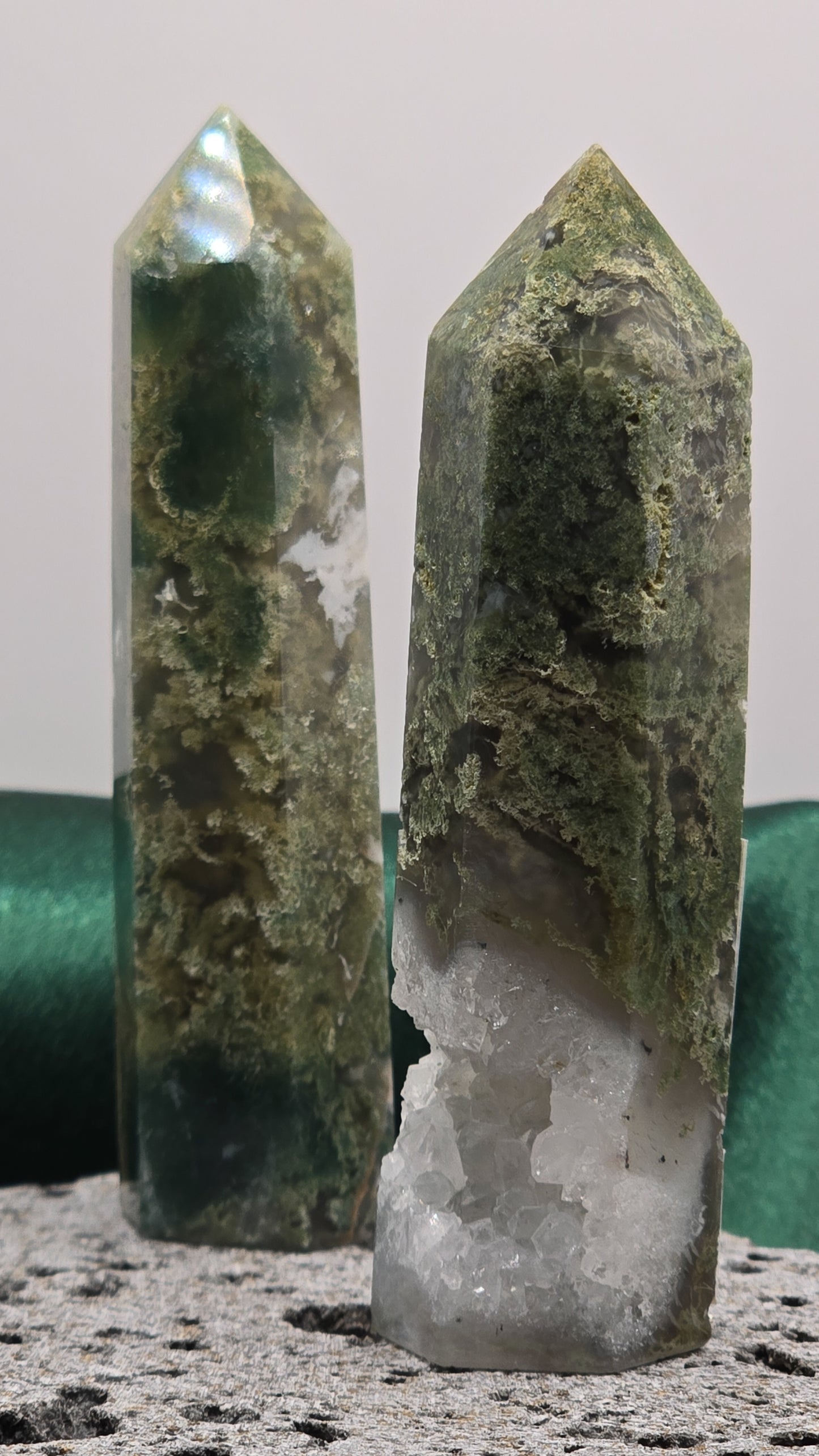 Moss Agate Tower - Medium