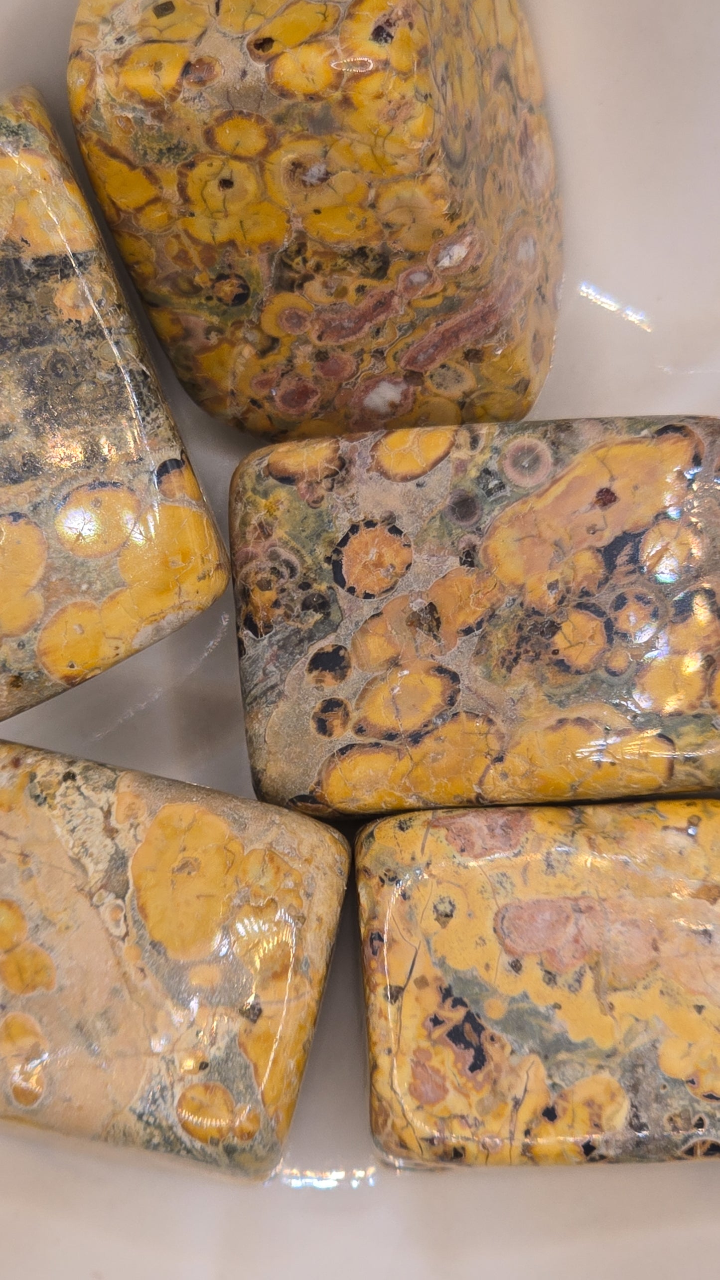 Leopard Skin Jasper Cubes - Small