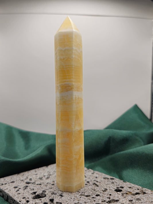 Yellow Calcite Tower - X Large